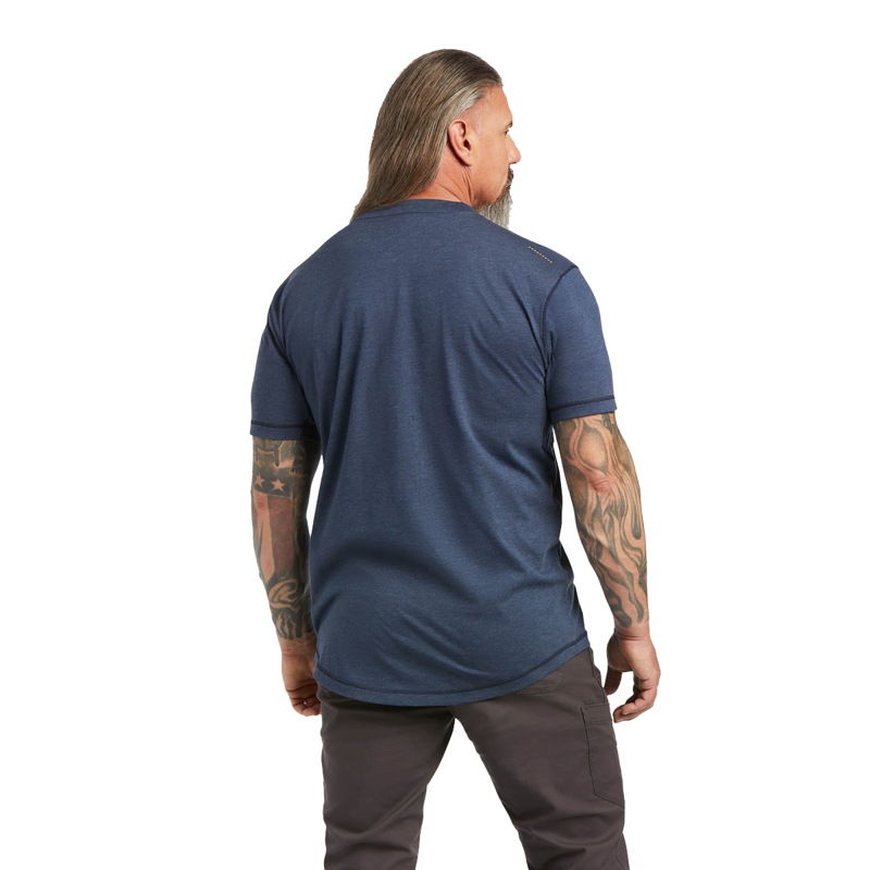 Ariat Men's Rebar Workman T-Shirt - Slate Heather-1
